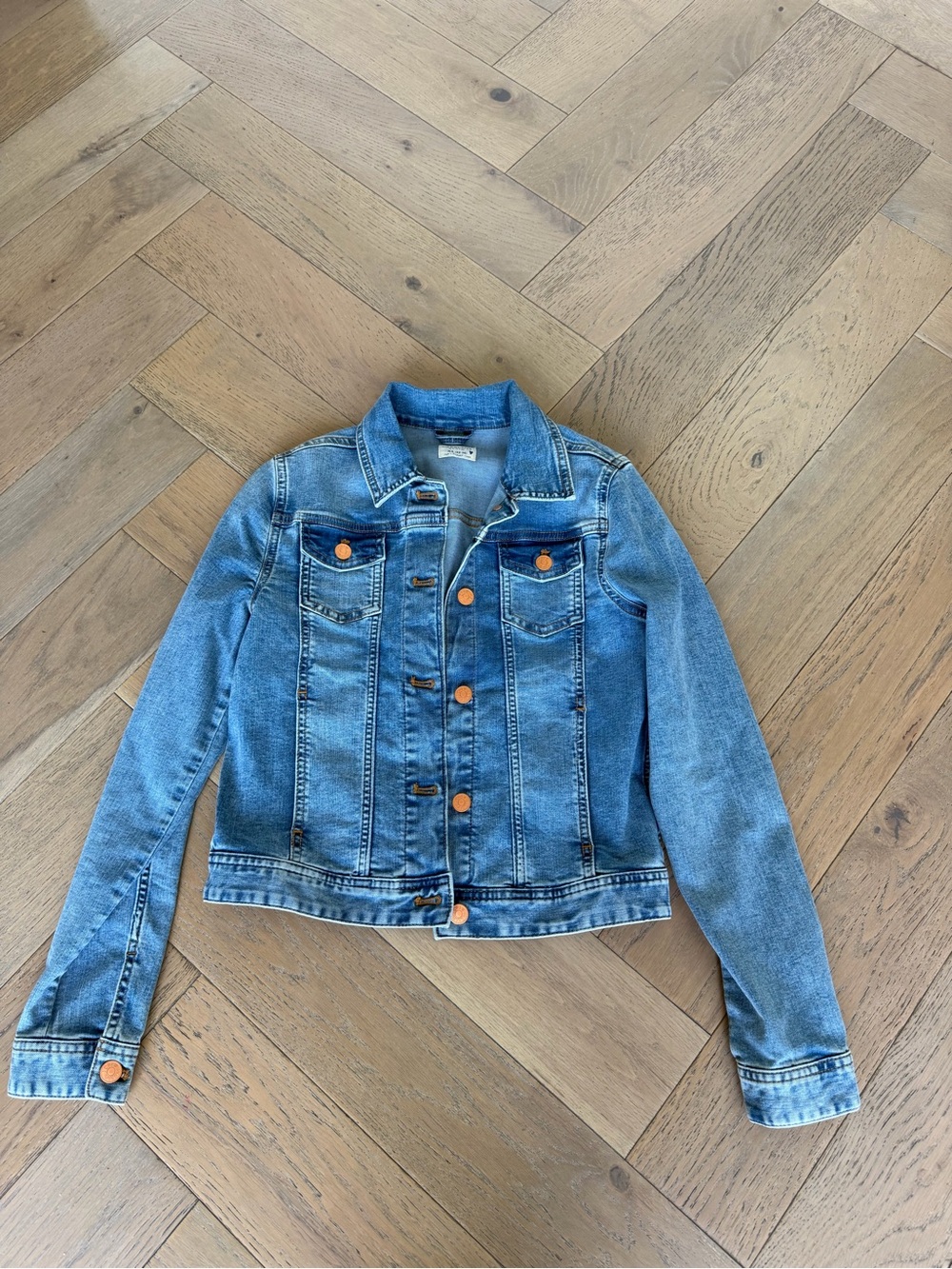 Crewcuts Blue Denim Jacket with Copper-Tone Buttons